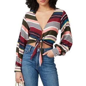 Flynn Skye Allie Striped Top XS